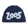 Шапка 2005 Crocheted Beanie Тъмносин цвят на ниска цена