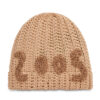 Шапка 2005 Crocheted Бежов цвят на ниска цена
