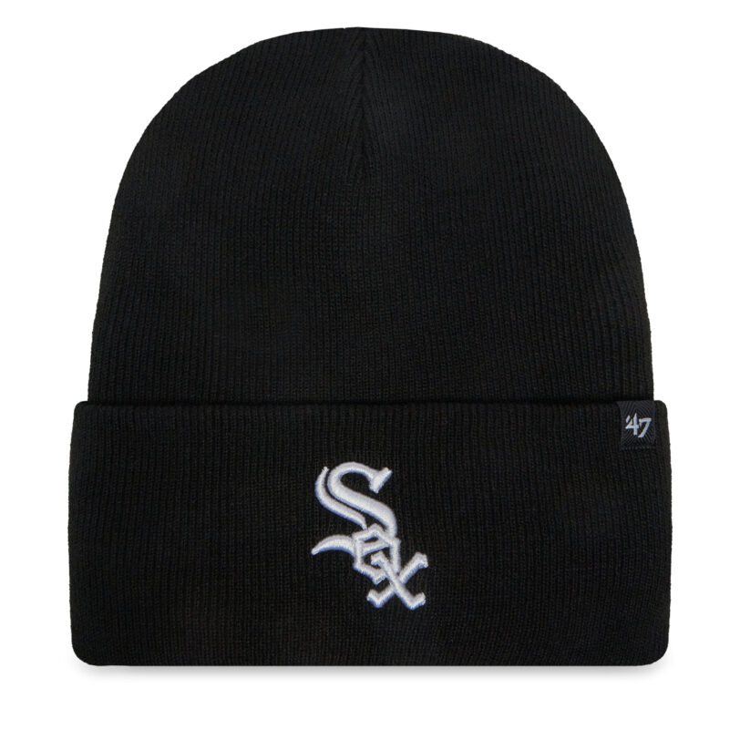 Шапка 47 Brand Chicago White Sox B-HYMKR06ACE Черен цвят на ниска цена
