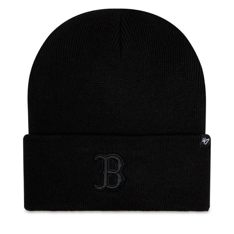 Шапка 47 Brand MLB Boston Red Sox Haymaker '47 B-HYMKR02ACE-BKB Черен цвят на ниска цена
