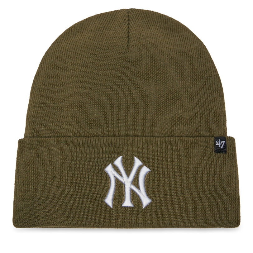 Шапка 47 Brand MLB New York Yankees Haymaker '47 B-HYMKR17ACE Бежов цвят на ниска цена