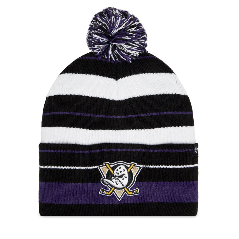 Шапка 47 Brand NHL Anaheim Ducks Power Line 47 H-PLINE25ACE-BK Черен цвят на ниска цена