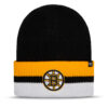 Шапка 47 Brand NHL Boston Bruins Split Cuff '47 H-SPLCC01ACE-BK Черен цвят на ниска цена