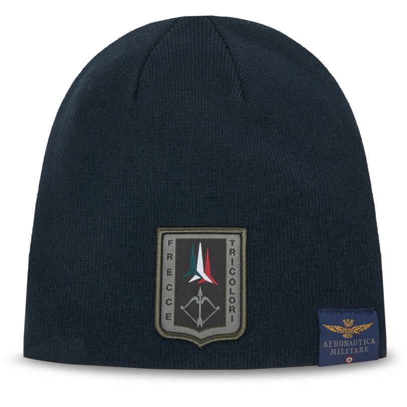 Шапка Aeronautica Militare 252CU0036UL00450 Тъмносин цвят на ниска цена