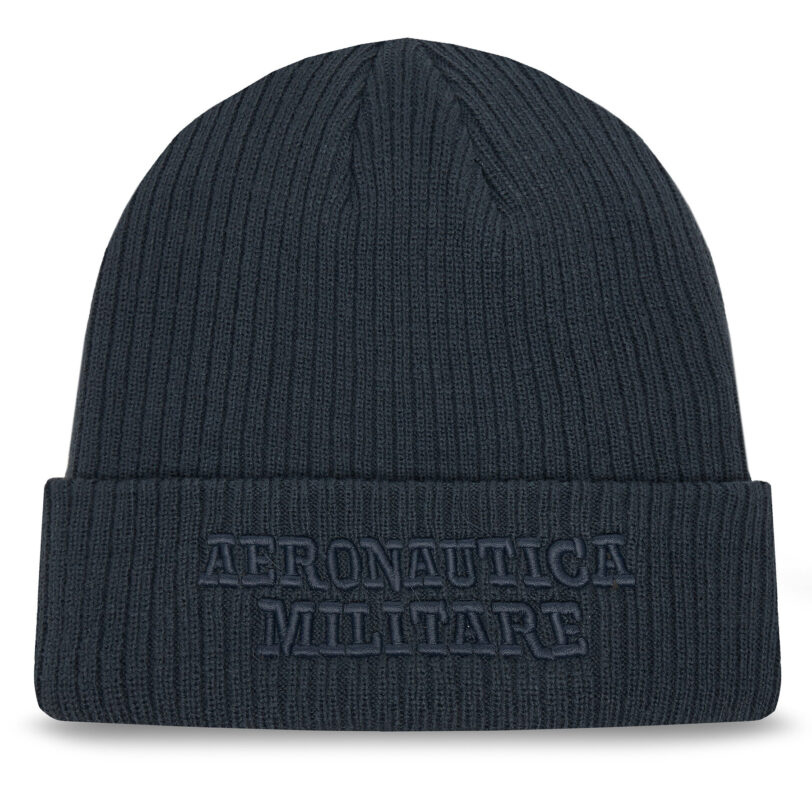 Шапка Aeronautica Militare 252CU0043UL00488 Тъмносин цвят на ниска цена
