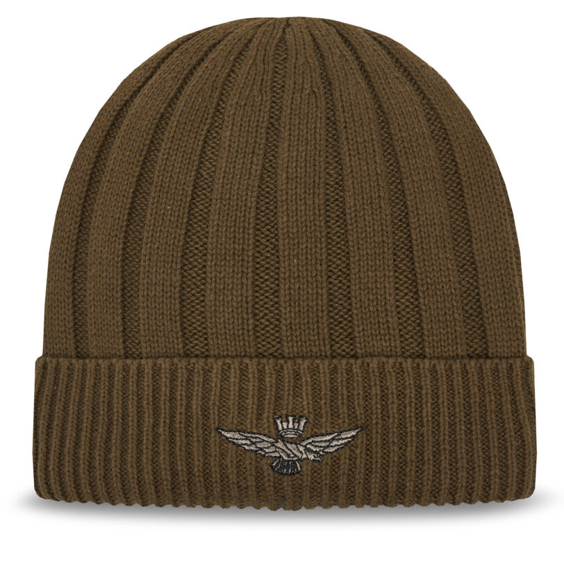 Шапка Aeronautica Militare 252CU0063UL00485 Зелен цвят на ниска цена