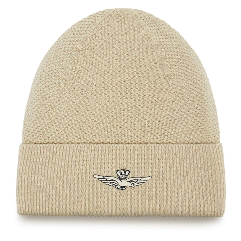 Шапка Aeronautica Militare 252CU0086UL00903 Бежов цвят на ниска цена