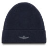Шапка Aeronautica Militare 252CU0086UL00903 Тъмносин цвят на ниска цена