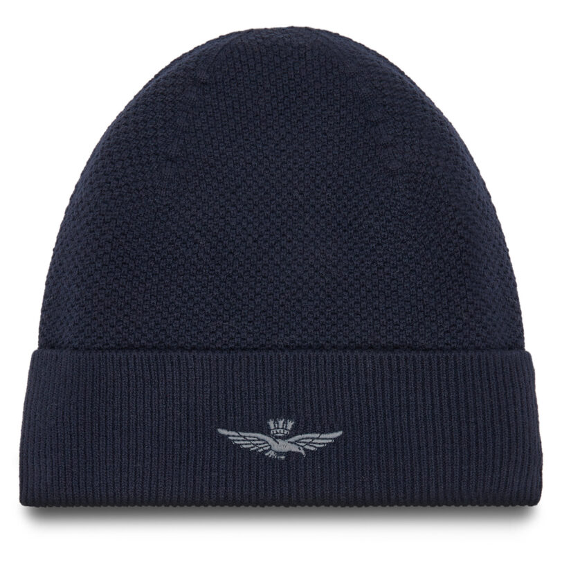 Шапка Aeronautica Militare 252CU0086UL00903 Тъмносин цвят на ниска цена