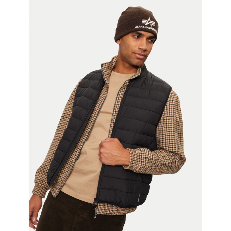 Шапка Alpha Industries 168910 Кафяв цвят на ниска цена