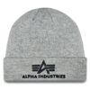 Шапка Alpha Industries 3D Beanie 168910 Сив цвят на ниска цена