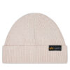 Шапка Alpha Industries Dockers Beanie 138905 Бял цвят на ниска цена