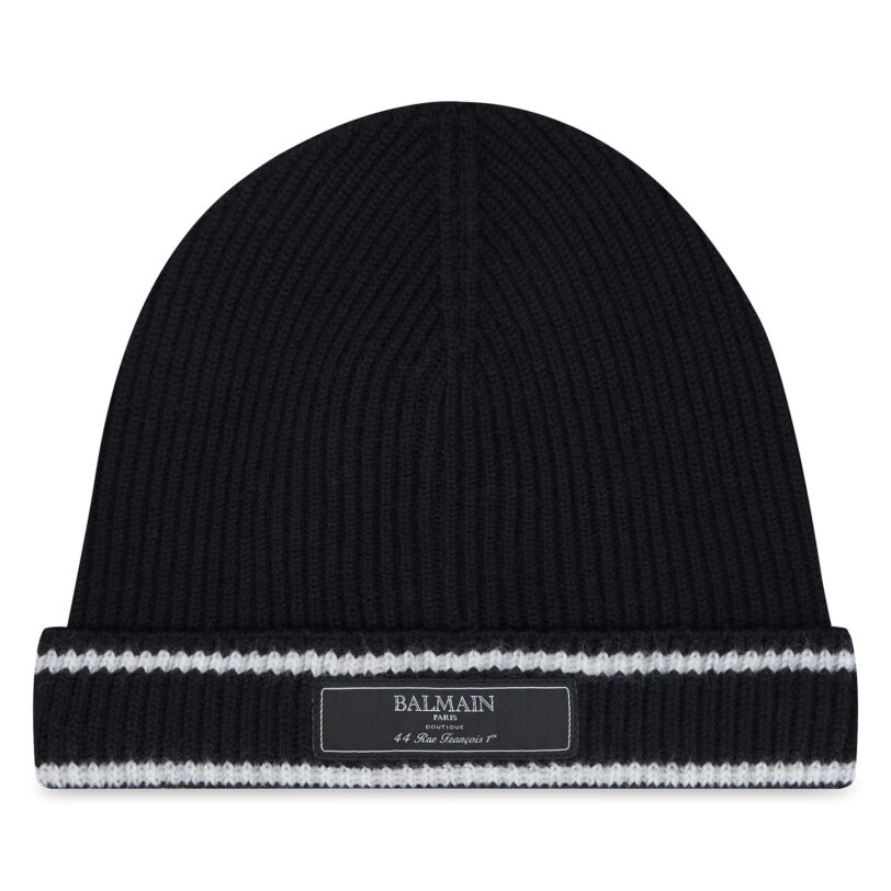 Шапка Balmain BV0P67-Z2359 Черен цвят на ниска цена