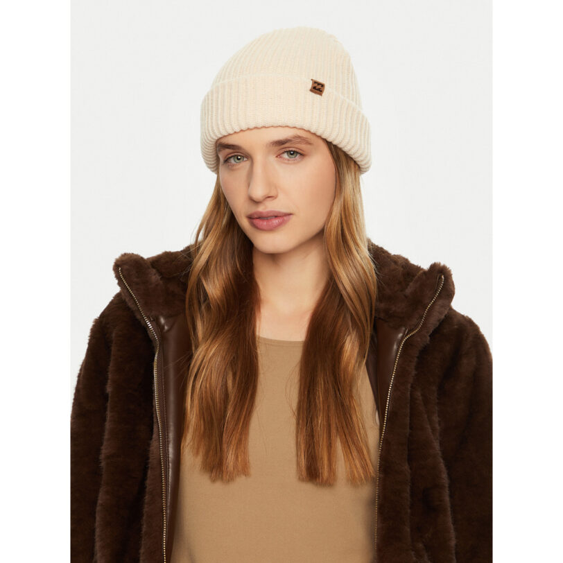 Шапка Billabong Alta Rib EBJHA00115 Екрю цвят на ниска цена