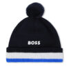 Шапка Boss J01148 Тъмносин цвят на ниска цена