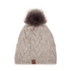 Шапка Buff Knitted & Fleece Hat 123515.014.10.00 Бежов цвят на ниска цена