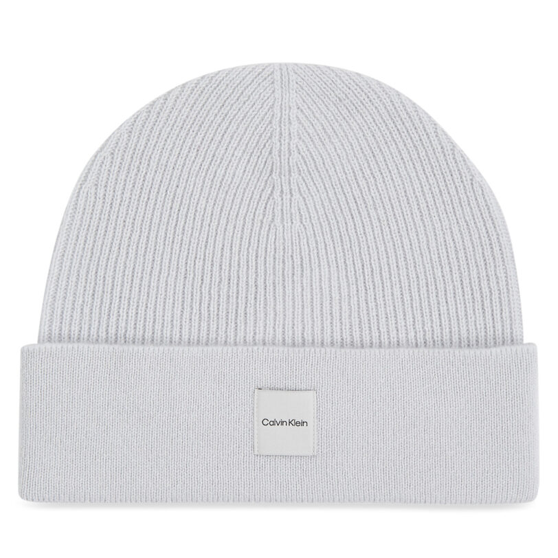 Шапка Calvin Klein Chunky K60K612584 Светлосиньо цвят на ниска цена