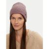 Шапка Calvin Klein Chunky K60K612873 Виолетов цвят на ниска цена