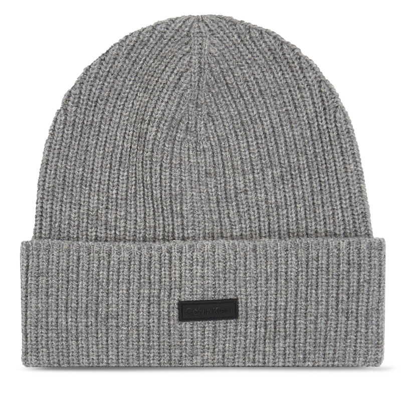 Шапка Calvin Klein Daddy Wool Beanie K50K510984 Сив цвят на ниска цена