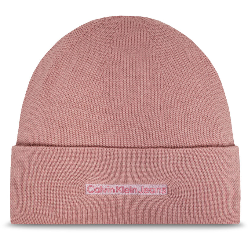 Шапка Calvin Klein Inst Embro K60K612651 Розов цвят на ниска цена