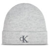 Шапка Calvin Klein Jeans Monogram Embro K60K612319 Сив цвят на ниска цена