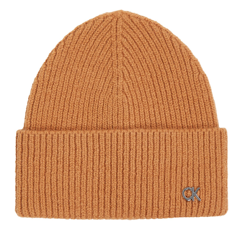 Шапка Calvin Klein K60K612592 Кафяв цвят на ниска цена