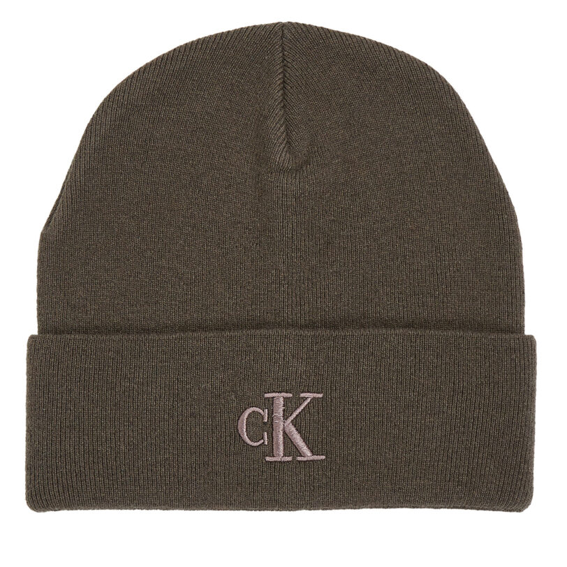 Шапка Calvin Klein Thick K50K512461 Бежов цвят на ниска цена