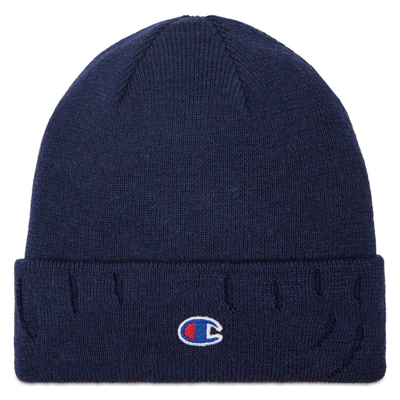 Шапка Champion C Logo 805685 BS526 Тъмносин цвят на ниска цена