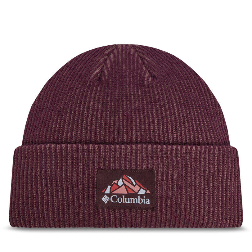 Шапка Columbia Provisions Cuffed Beanie 2092601 Бордо цвят на ниска цена