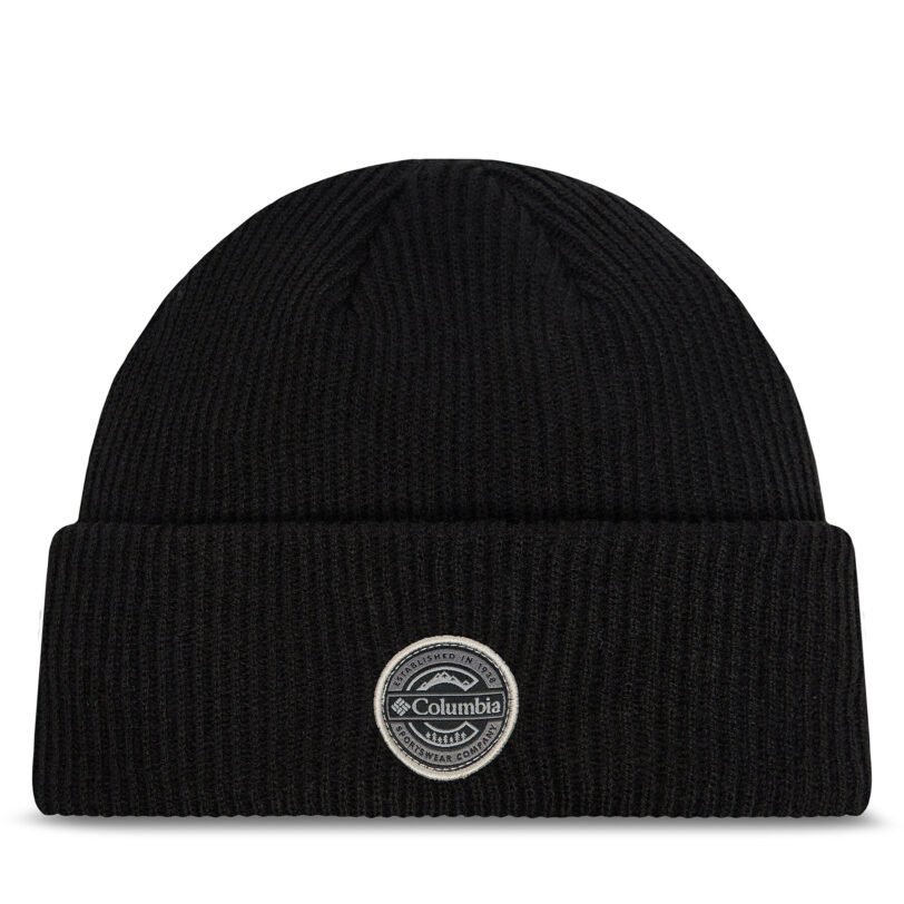 Шапка Columbia Provisions Cuffed Beanie 2092601 Черен цвят на ниска цена