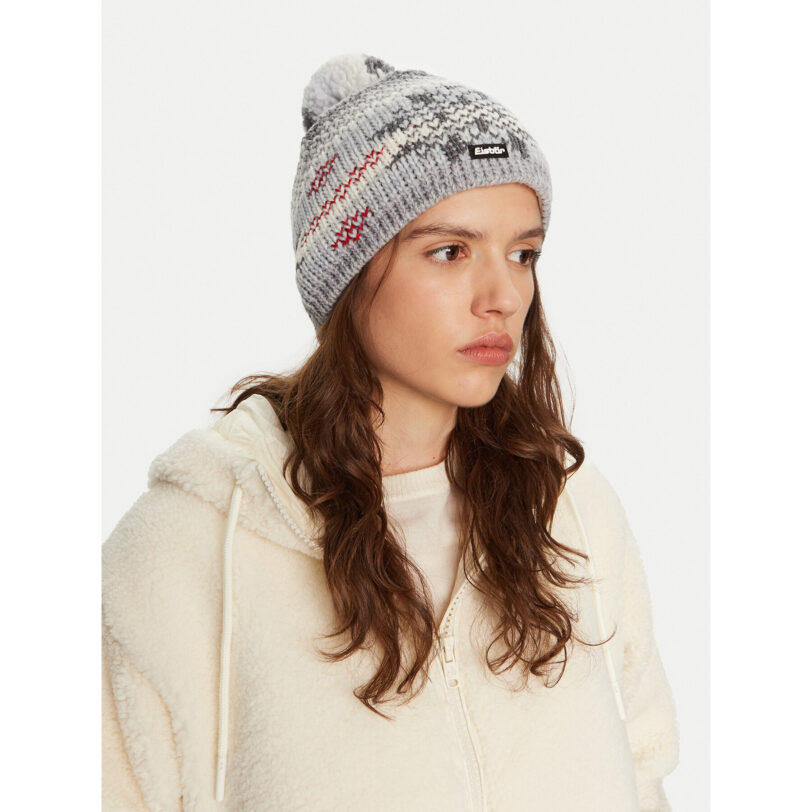 Шапка Eisbär Ike Pompon 30656 099 Сив цвят на ниска цена