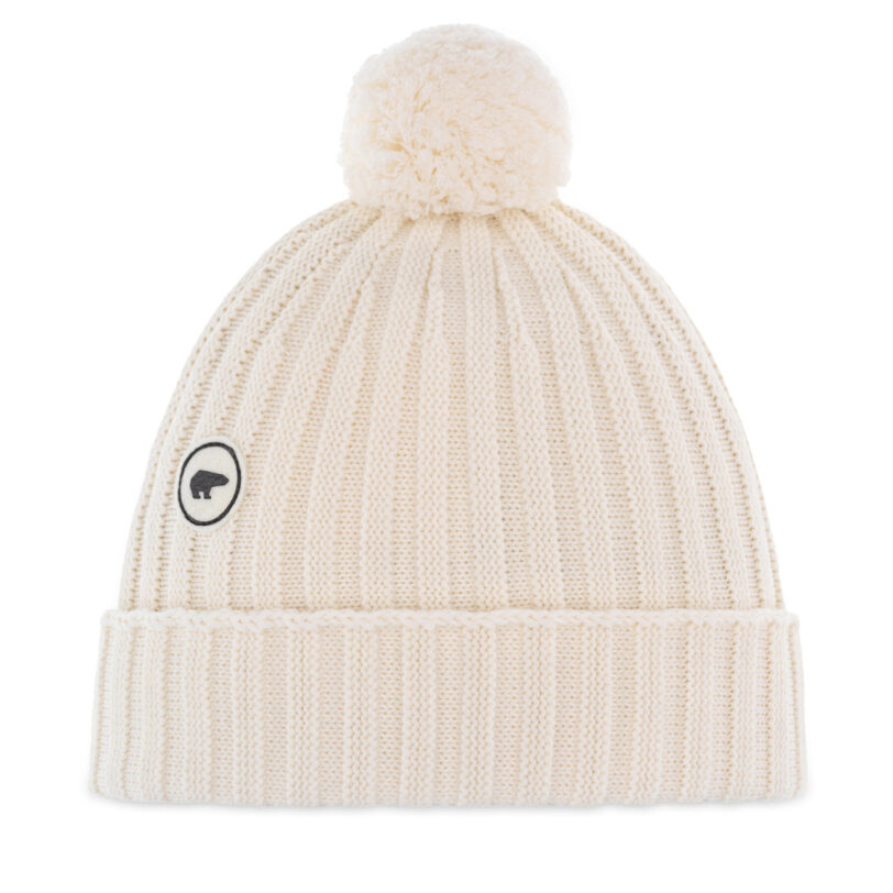 Шапка Eisbär Trony Os Pompon Mü 30952 Екрю цвят на ниска цена