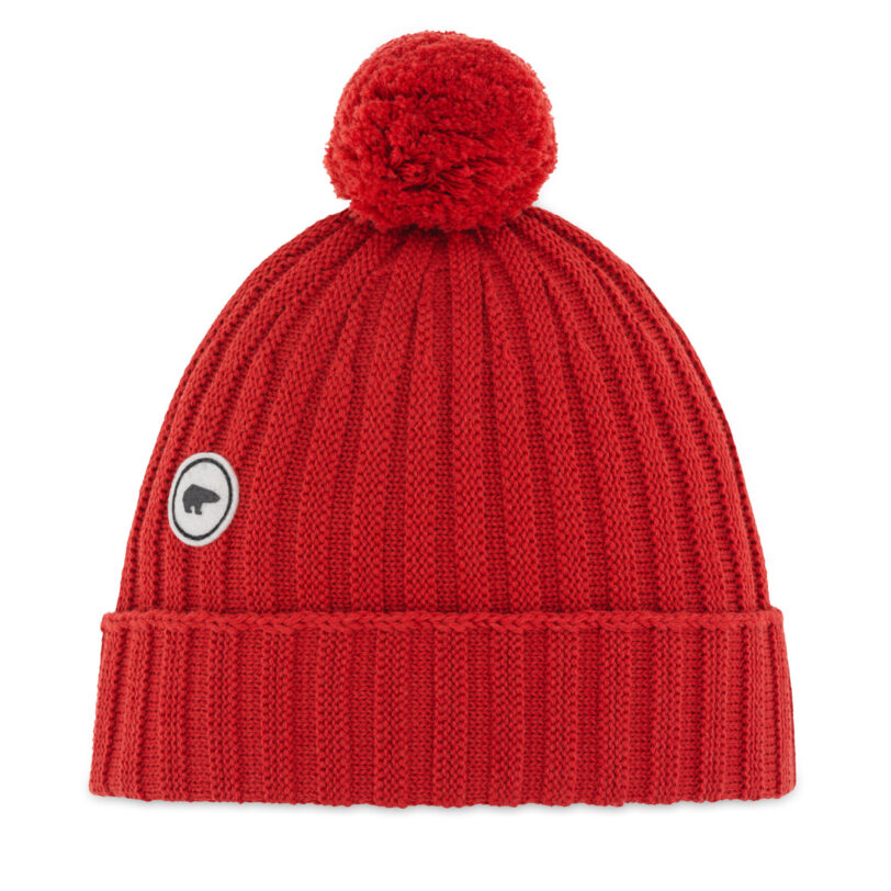 Шапка Eisbär Trony Os Pompon Mü 30952 Червен цвят на ниска цена