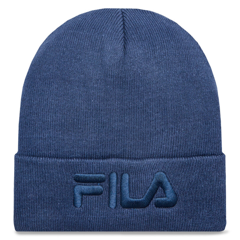 Шапка Fila Bukoba Slouchy FCU0032 Тъмносин цвят на ниска цена