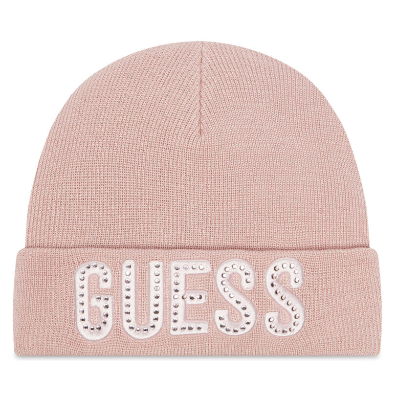 Шапка Guess A0BZ01 Z2QQ0 Розов цвят на ниска цена