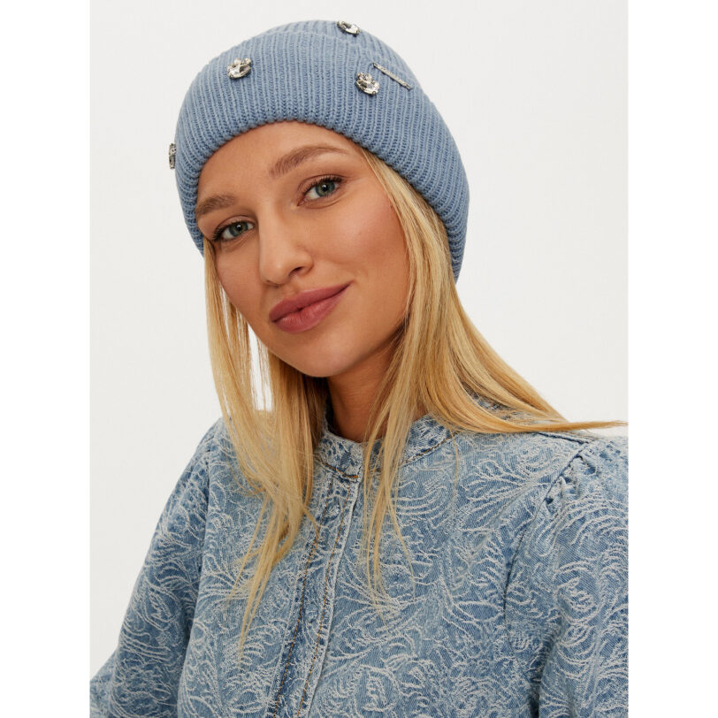 Шапка Guess AW5198 POL01 Син цвят на ниска цена
