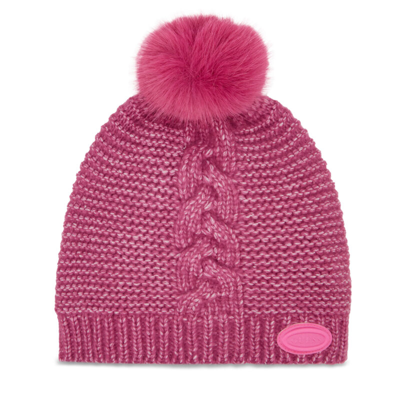 Шапка Guess AW9975 WOL01 Розов цвят на ниска цена