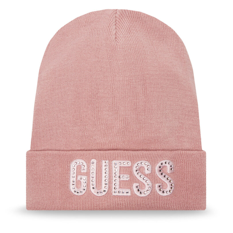 Шапка Guess J0BZ12 Z2Q00 Розов цвят на ниска цена
