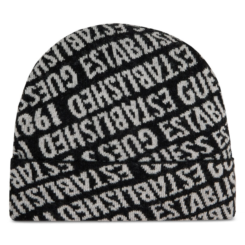 Шапка Guess M1BZ02 Z2VX2 Черен цвят на ниска цена