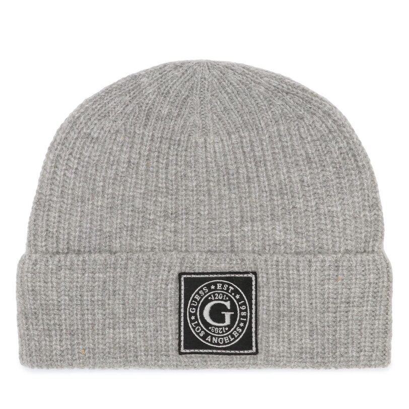 Шапка Guess M3BZ11 Z2W00 Сив цвят на ниска цена