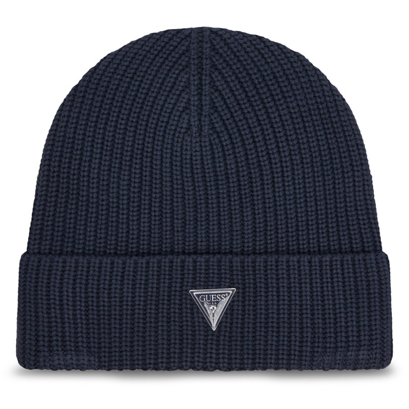 Шапка Guess M5YZ03 Z3FB1 Тъмносин цвят на ниска цена
