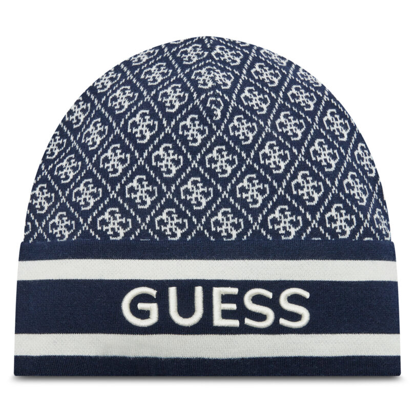 Шапка Guess W4BZ21 Z3JD2 Тъмносин цвят на ниска цена
