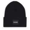 Шапка Hugo Xevon_C 50521527 Черен цвят на ниска цена