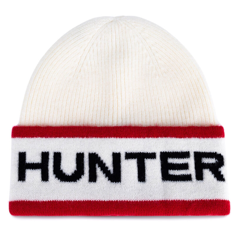 Шапка Hunter HTR-U3-001-AW24 Екрю цвят на ниска цена