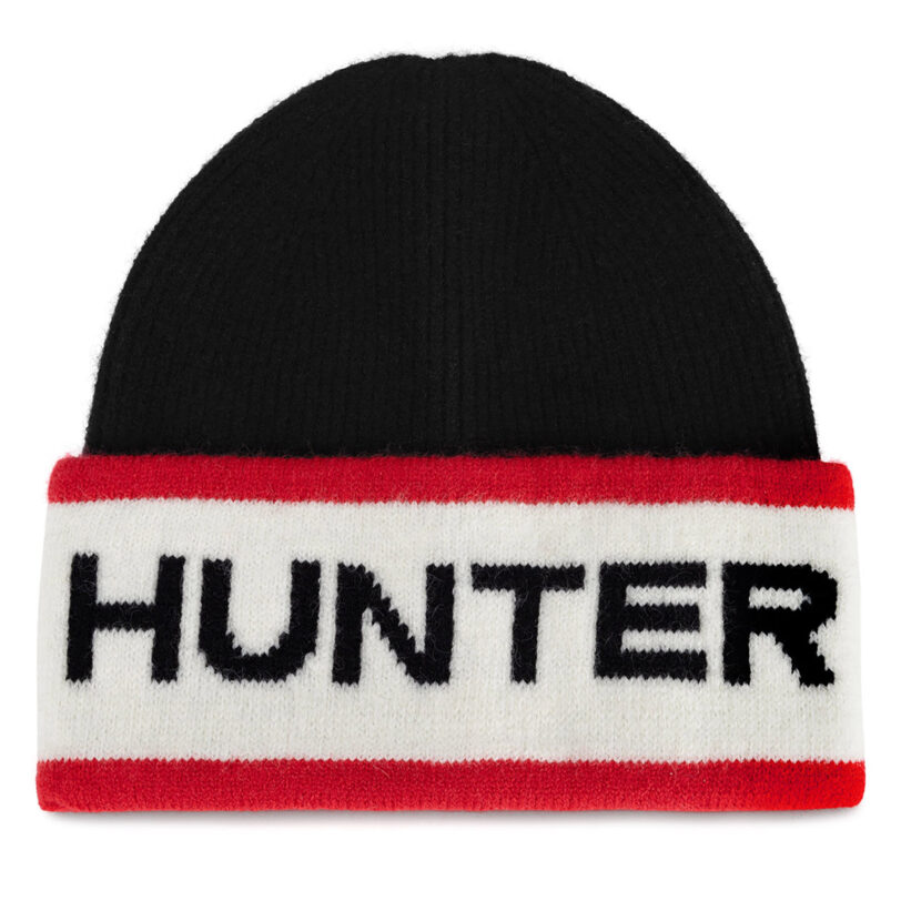 Шапка Hunter HTR-U3-001-AW24 Черен цвят на ниска цена