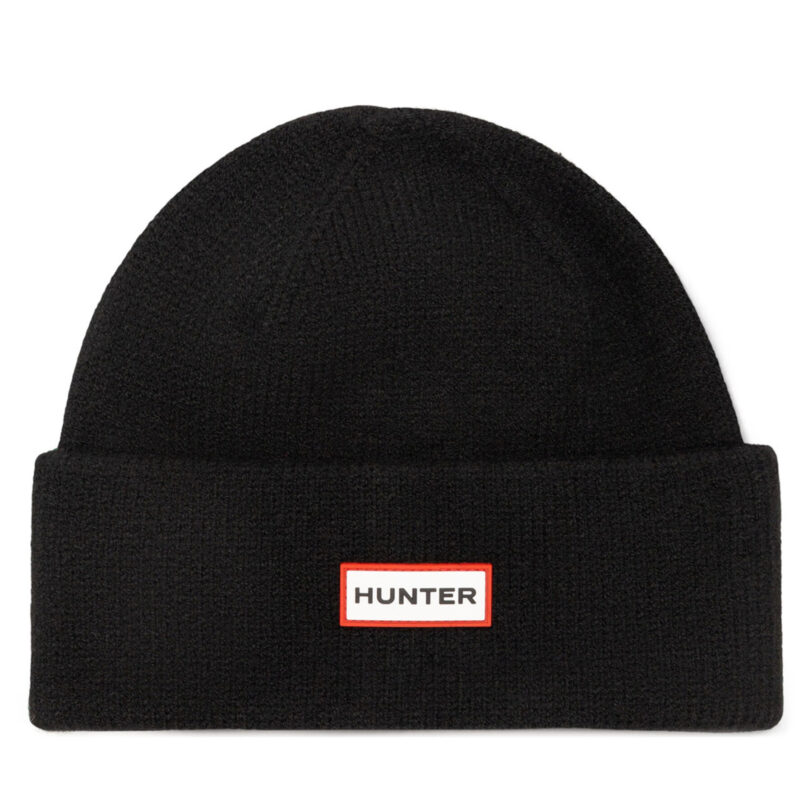 Шапка Hunter HTR-U3-002-AW24 Черен цвят на ниска цена