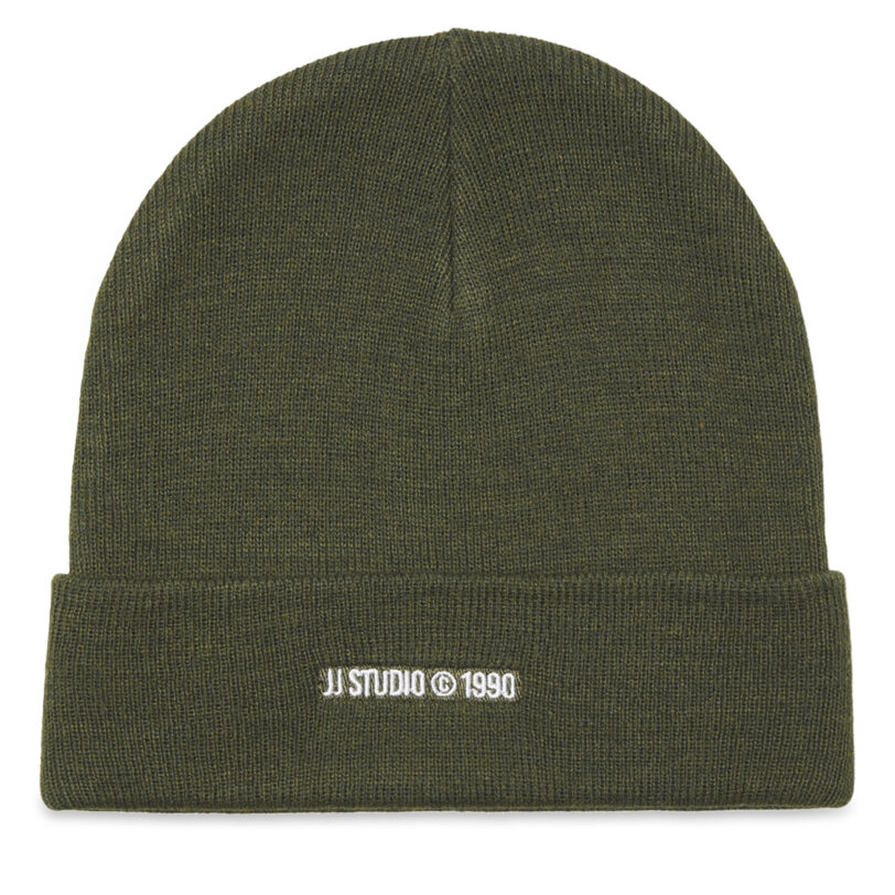 Шапка Jack&Jones Junior Bottle 12259546 Зелен цвят на ниска цена