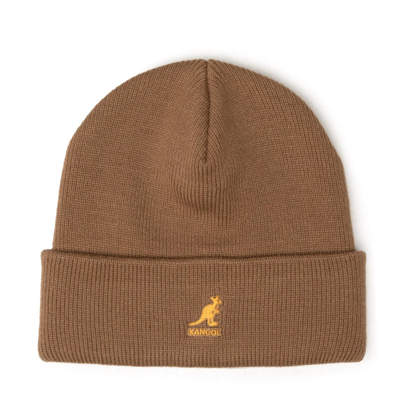 Шапка Kangol Acrylic Pull-On 2978BC Кафяв цвят на ниска цена