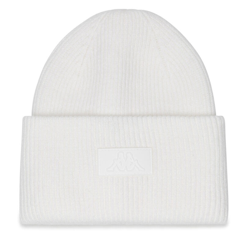 Шапка Kappa KAP-U3-001-AW24 Бял цвят на ниска цена