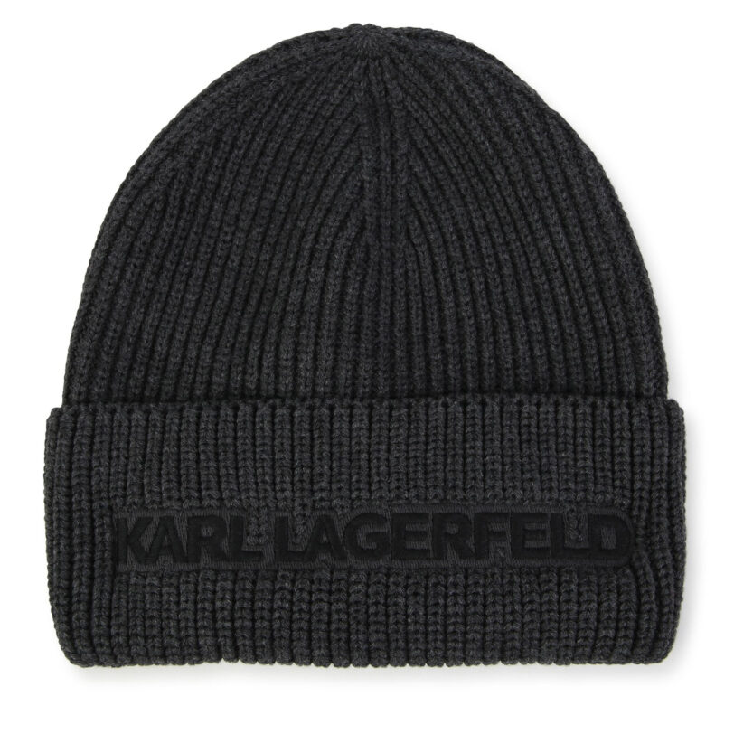 Шапка Karl Lagerfeld Kids Z21039 Сив цвят на ниска цена